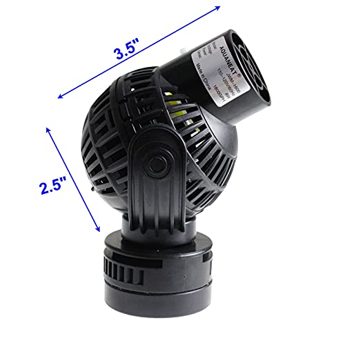 Image of AQUANEAT Aquarium Wavemaker Circulation Pump, 1600GPH Fish Tank Powerhead, Submersible Water Pump, Magnetic Base