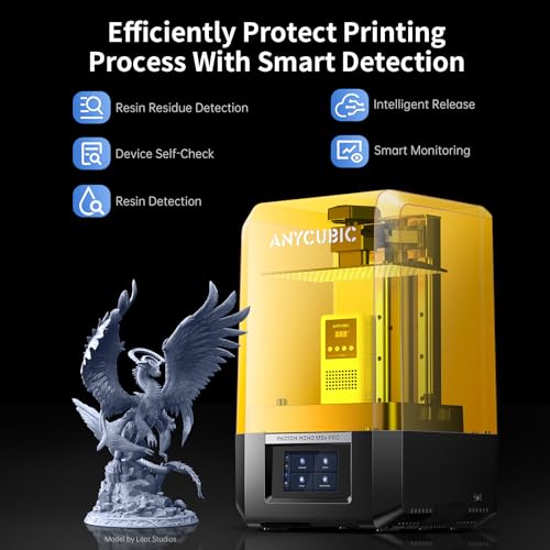 ANYCUBIC Photon Mono M5s Pro Resin 3D Printer, 10.1'' 14K HD Mono LCD, 3X High Speed Printing, Leveling-Free&Intelligent Detection, Large Printing Size of 8.81 x 4.98 x 7.87 Inch 8 ANYCUBIC Photon Mono M5s Pro Resin 3D Printer, 10.1'' 14K HD Mono LCD, 3X High Speed Printing, Leveling-Free&Intelligent Detection, Large Printing Size of 8.81 x 4.98 x 7.87 Inch - Image 6