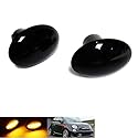 RZG 2x Seitenblinker schwarz LED Blinker für 500 500C 595 312 Ka RU8 Gran Turismo Quattroporte V 4C