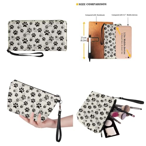 Image of Top Handle Purse for Women, Large Tote Handbag With PU Wallet Set, Gift for Mom