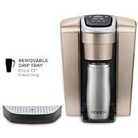 Keurig K-Elite Single Serve K-Cup Pod Coffee Maker, with Strength and Temperature Control, Iced Coffee Capability, 8 to 12oz Brew Size, Programmable, Brushed Gold — image 7