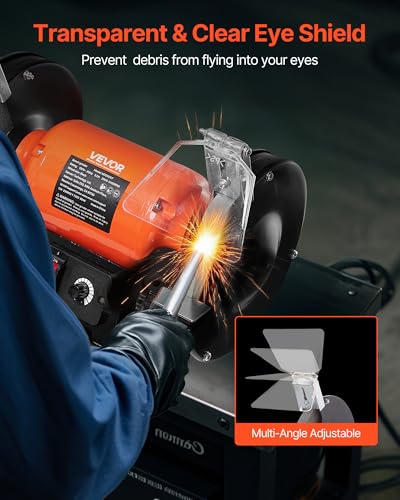 VEVOR 8-Inch Variable Speed Bench Grinder