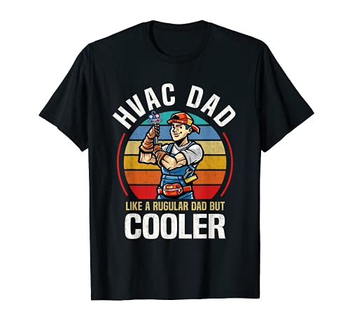 Hombre HVAC Dad But Cooler Funny HVAC Technician Father Camiseta