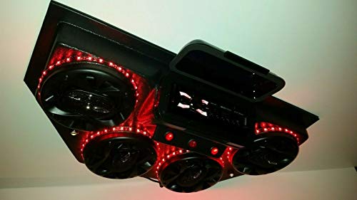 thunderbuckets Golf Cart Overhead Stereo Four Speaker Encolsure