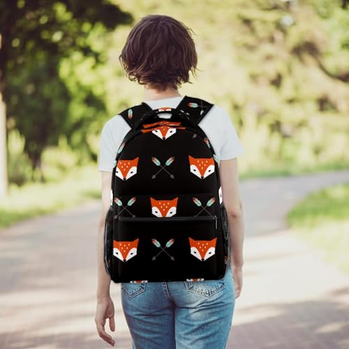 Sac de voyage décontracté renard multicolore pour les sorties week-end