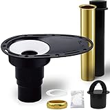 Upgrade Freestanding Tub Drain Rough-in Kit for Freestanding Bathtub, with Brass Pipe and ABS Pipe -