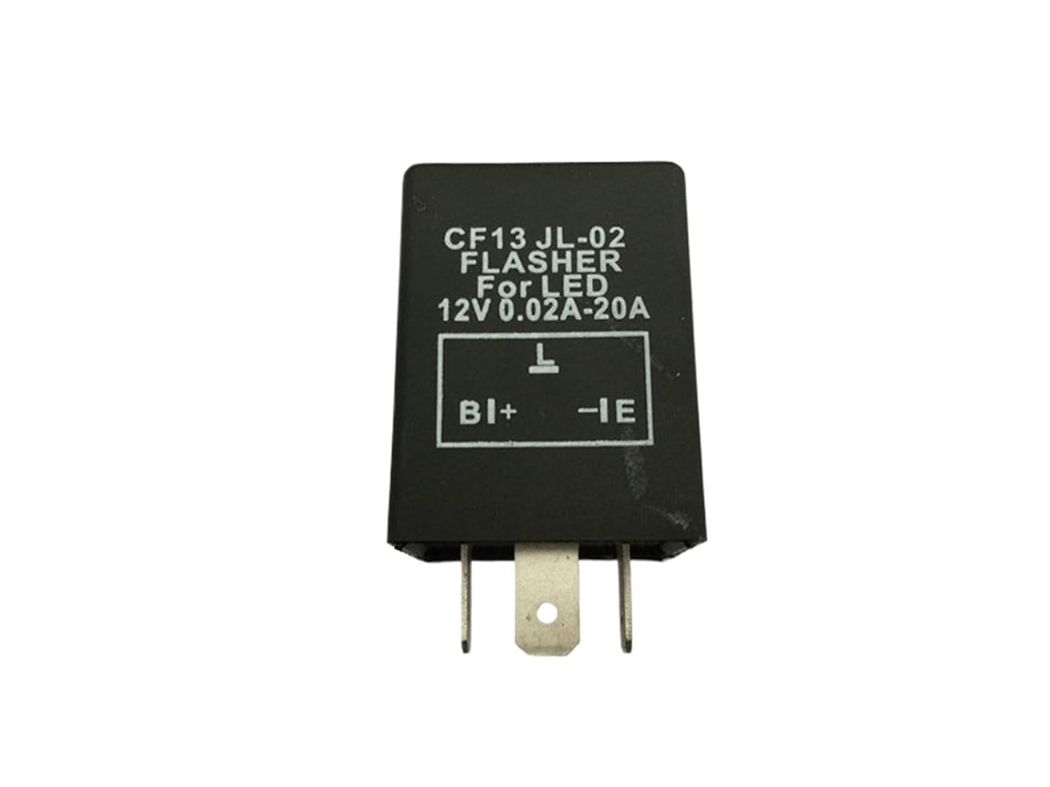 10PCS CF14 CF13 JL-02 3-Pin 12V 0.02A-20A Electronic LED Turn Signals Relay Fix Flasher Blinker (Size : CF14)