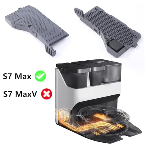 Geoviizon Brosse d'entretien et Filtre à Eau Assembly Accessoires Compatibles avec Roborock S7 Max Ultra Entièrement Automatique Empty Wash Fill Dock (pour S7 Max Ultra) – vue 2