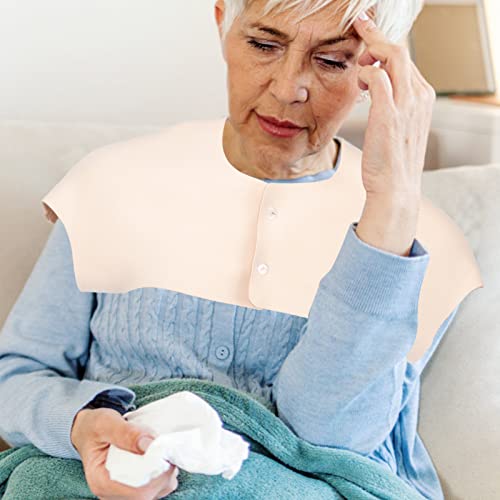 Bed Jacket Shoulder Neck Warmer Winter Elderly Shoulder Wrap Women Snuggle Shoulder Protector Cold Weather Keep Warm Shoulder Brace Snuggle Shawl for Women Apricot Blanket Shawl3