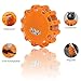 HEIGPAN GP904 LED Road Flares Emergency Light Kit, 9 Glow Modes Strong Magnet Hang Hook for Holiday Gift, Road Emergency Rescue Search Better Protect Life Safety (4Pack Batteries not Included)