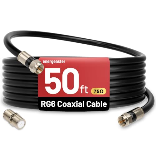energeaster 50FT RG6 Coaxial Cable