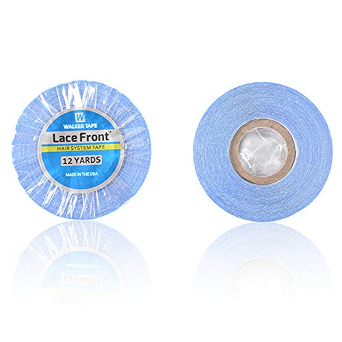 "Lace Front Support" Double Sided Roll Tapes Stickers Adhesive for Men Hair System Replacement Toupee Hair Extension Wig Bundles Hair Weave Closure Lace Frontal(12 Yards & 3/4 Inch)