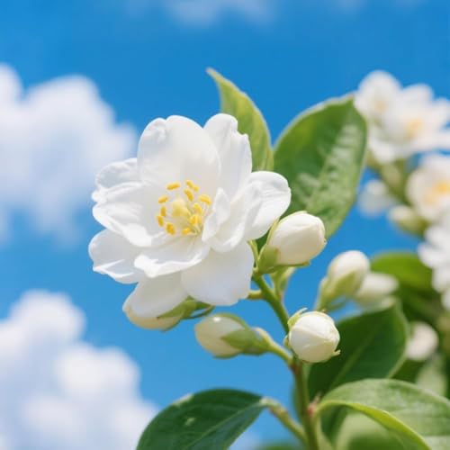 150+ Climbing Jasmine Flower Seeds for Planting Easy to Grow Non-GMO High Germination Fragrant Flowers for Home Garden Balcony Trellis Fence Vertical Garden Decor