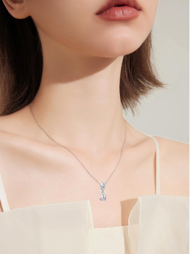 Mother Son Necklace Gifts - 2PCS Mom Necklace from Son, Mom Gifts Daughter Gifts for Mother's Day - Image 4