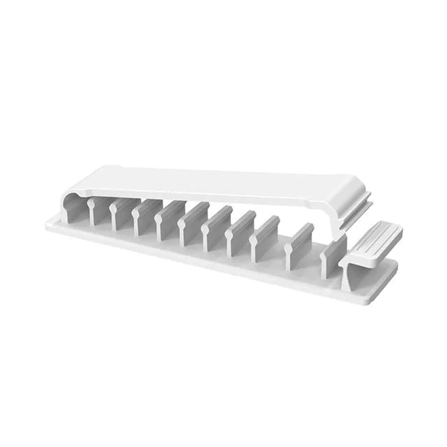 Cable Clips 48pcs Cable Organizer Clip Holder Charging Desk Management Fixing Clamp for Fastening Earphone Phone Charger(White)