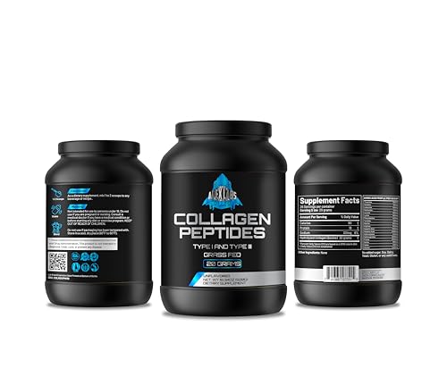 Apex Labs Collagen Peptides Powder, Promotes Hair, Nail, Skin, Bone and Joint Health, Zero Sugar, Unflavored 18.34 OZ