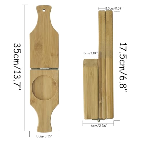 Miniatura 3 de Sitaitong Bambú Pataconera, Bambú Pataconera Para Tazas Y Rodajas De Plátano Verde, Para Los Familiares Que Les Gusta Hacer Pataconera