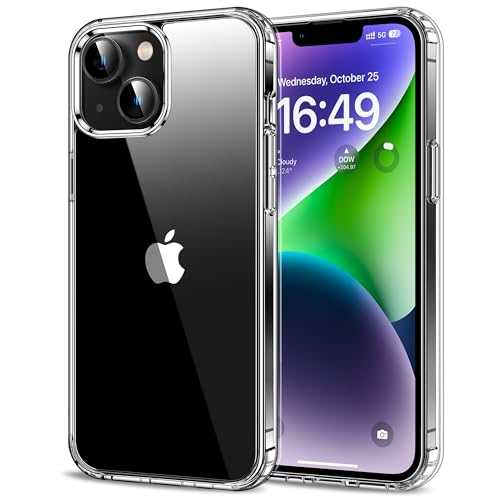 Image of HOOMIL Case for iPhone 14 Plus, Anti-Yellowing, Crystal Clear