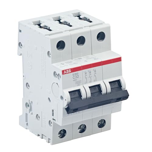ABB S203-C32 Leitungsschutzschalter System pro M compact® Drehstrom (3P), Charakteristik C bis 32A, 6kA Kurzschlussfestigkeit