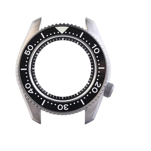 ���v���i 44mm �`�^���f�� SBDX001/MM200 �_�C�o�[�Y�E�H�b�`�P�[�X �Z���~�b�N�x�[�� NH35/36���[�u�����g�Ή�(Black)