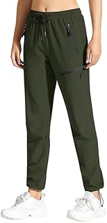 Sponsored Ad - FEEKENFOO Women's Lightweight Hiking Cargo Pants Quick Dry Casual Travel Sweatpants Joggers Water Resistant