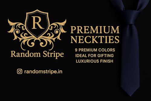 Image of Random Stripe Necktie For Men jacquard Self Drsign Fabric Ties