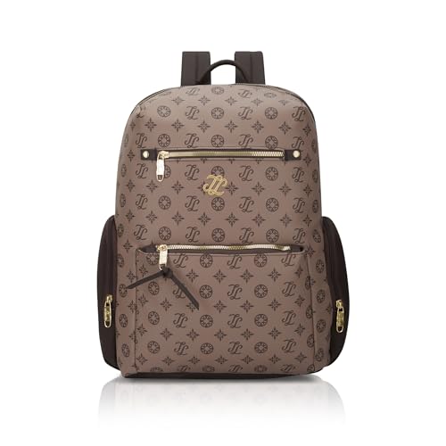 Image of Lavie Signature Women's Colourblock Butte 21L Fashion Backpack for Women | Fits Upto 15.5 Inch Laptop | Fashion Backpack for Work | Ladies purse | Stylish Shoulder Bag | Gift for Women
