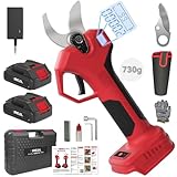 電動剪定バサミ 【山本造園会社監修】剪定バサミ 18V切断径30mmのコードレス充電式剪定バサミ 2段階開き角度調節可 マキタ18V互換 3000mAh大容量バッテリー付き PSE認証取得済み 切断回数と残量表示ディスプレー ブラシレスモーター搭載切れ味良い 日本語取扱説明書付き 人気 2024年新モデル 剪定鋏