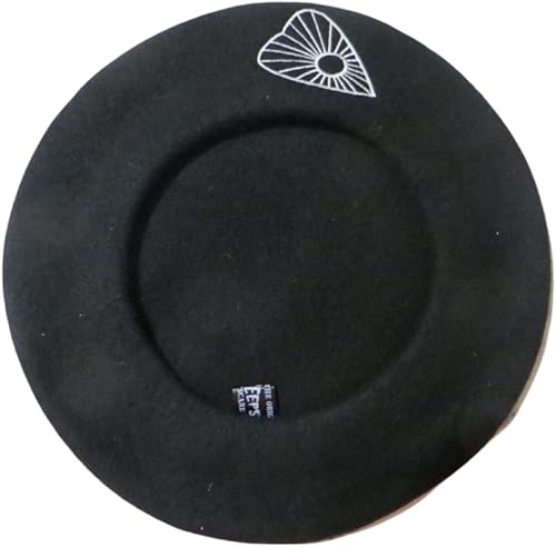 Miniatura 5 de kreepsville 666 Gorro Ouija Planchette Negro Boina, Negro -