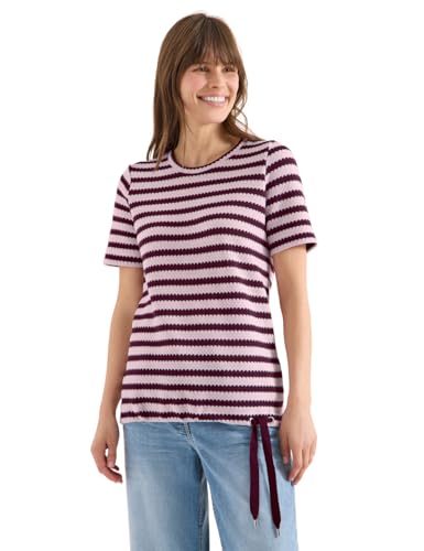 T-Shirt rayé Ajour Femme Cecil 3229718 en coton léger pour le quotidien