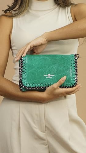 Premium Italian Leather Handmade in Florence, Italy. Small Crossbody Bag for Women with a Detachable Strap Made in Italy.2