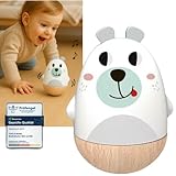 Montessori Baby Spielzeug ab 12 Monaten | Stehaufmännchen & Holzspielzeug | Spieluhr Baby | Einschlafhilfe | Geschenk zur Geburt Geschenke Mädchen Junge | Spielzeug Bauchlage | Stehauffigur