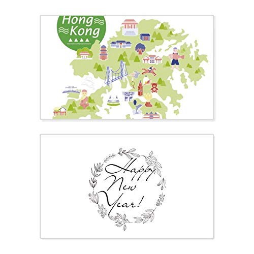 Tarjeta conmemorativa de Año Nuevo de China para decorar el hogar y regalar buenos deseos