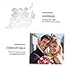 NOLITOY Lightweight Mesh Veil Headdress Lady Face Veil for Bridal Halloween Prom Fashion