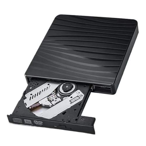 Lecteur DVD externe Type-C et USB 3.0 avec graveur CD portable pour PC
