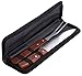 Brandsseller Set di posate da carne, coltello da carne, coltello da cucina, forchetta, acciaio inox, manico in legno, borsa inclusa