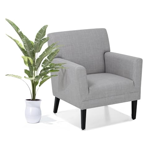 COLAMY Modern Linen Accent Chair Cover