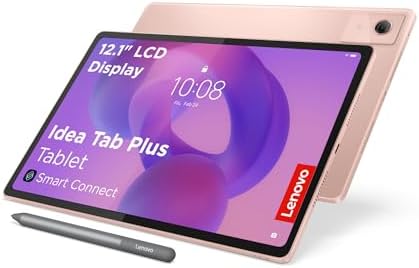 Lenovo Idea Tab Plus | Tablet | AI | 12,1" | 8GB | 128GB | Android | Rose | 12,1 Zoll 2,5K LCD Display | Touch | MediaTek 6400 | 8GB RAM | 128GB Speicher | Android 15 | WiFi5+BT5.2