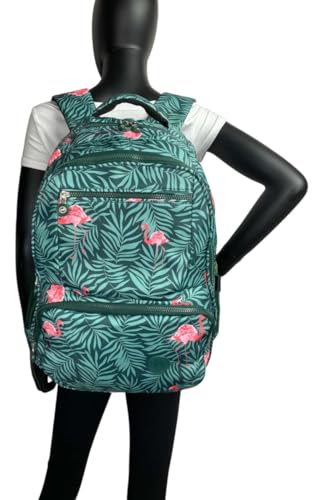 Mochila Juvenil Casual, Escolar, Passeio, Viagem Fresno Poliéster Santino SAM114U (Verde)