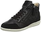Cierre: Cremallera Geox D Myria B, Zapatillas Altas Mujer, Negro (Black C9999), 38 EU