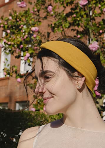 Image of DRESHOW 8 Pack Headbands for Women Yoga Knotted Headbands Elastic Criss Cross Hair Accessories Sports Head Wrap Non Slip