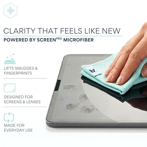 Image of BARROT Essentials Mini Device Cleaning Kit | Includes 50ml Non-Alcohol Screen Cleaner, 3 x High-Precision Brushes & 20x20CM Plush Microfiber