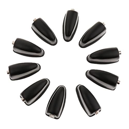 B Baosity Pack Of Snare Drum Lug Bass Drum Claw Hooks Percussion Instrument Parts, Black #TOP3