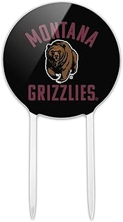 Acrylic University of Montana Grizzlies Cake Topper Party Decoration for Wedding Anniversary Birthday Graduation