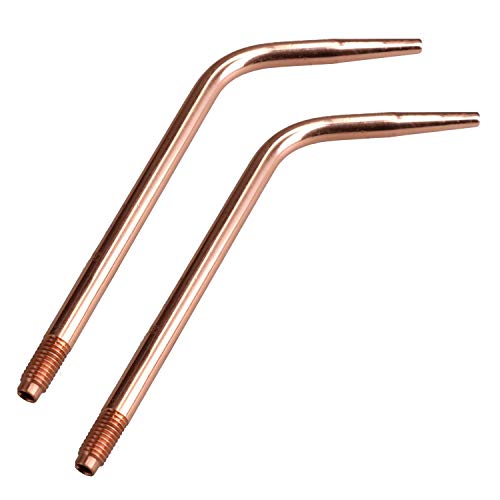 Image of Lightweight Swaged Welding Brazing Nozzle No.13 Tip 5.0mm Oxy Acetylene 2pk