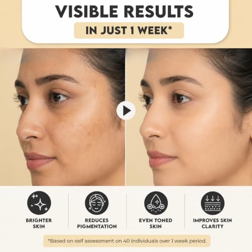 Image of Vitamin C Face Wash & De-Tan Scrub Combo | Hyaluronic Acid, Niacinamide, Glycolic Acid & Kojic Acid | Tan Removal, Pimple Marks, Dark Spots, Blackheads, Oil & Dirt Removal | Soap-Free | Sulphate & Paraben Free | Face & Body | Men & Women | 150 ml + 100 g