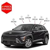AUTO CLOVER Wind Deflectors Set for Hyundai Kona 2023+ (6 pieces) - Image 3