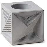 BENTU Creative Square Candle Holders, Coffee Tea Light Holder for Dinner Bar Party, Decorative Simpl