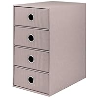 Organizador Escritorio Cartón Rössler Papier 1524452094 - S.O.H.O. Caja De 4 Cajones Para DIN A5 Caja Almacenamiento Documentos