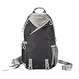 Mantona 20588 ElementsPro Sling Outdoor-Rucksack für DSLR- oder CSC-Kamera schwarz (inkl. Regenhülle)